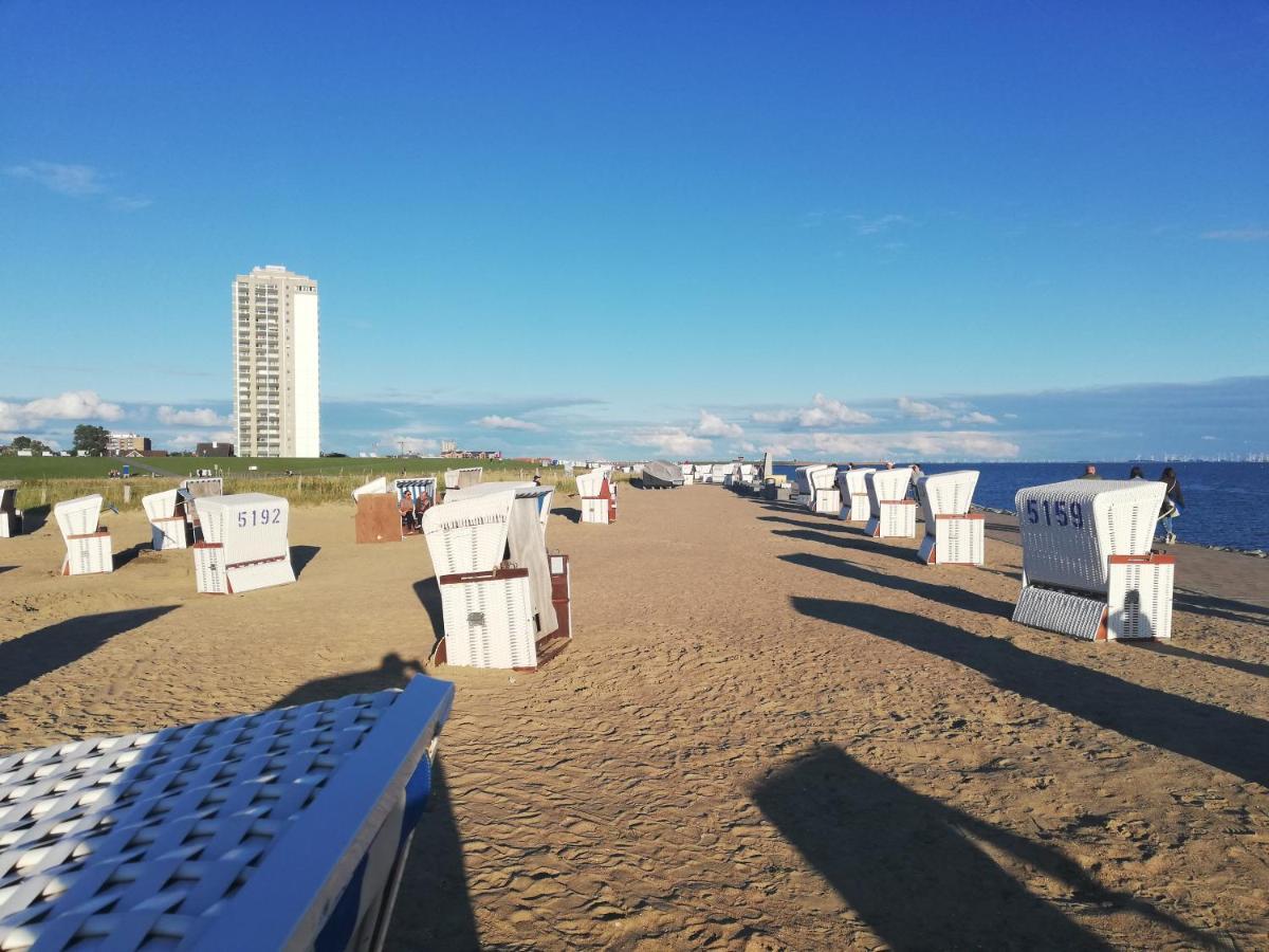 Buesum Nordseestrasse 5 Eg Fewo Exteriör bild